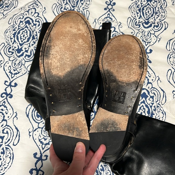 FRYE Melissa Harness Black Boots - Picture 5 of 5